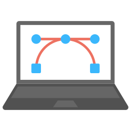 gráfico de computadora icono