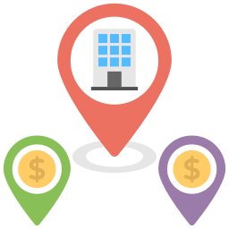 geographisches positionierungs system icon