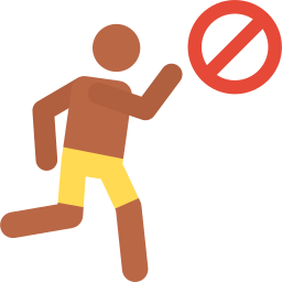 Do not run icon