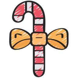 Candy cane icon