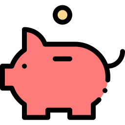 Piggy bank icon