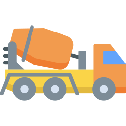 Mixer truck icon
