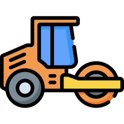 Road roller icon