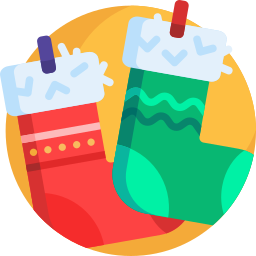 Christmas stocking icon