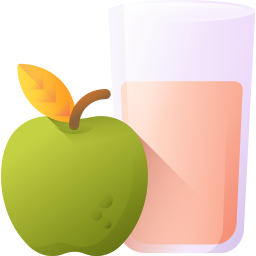 jugo de manzana icono