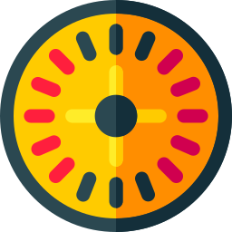 Casino roulette icon