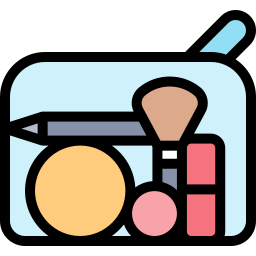 Cosmetic bag icon