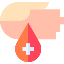 Blood donation icon