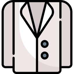 Лабораторный халат иконка