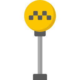 signal de taxi Icône