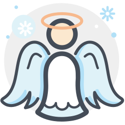 Holy angel icon