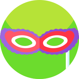máscara de ojos icono
