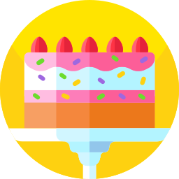 Birthday cake icon