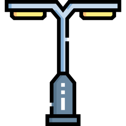 réverbère Icône