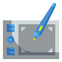 Pen tablet icon