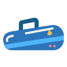 Sport bag icon