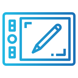 Pen tablet icon