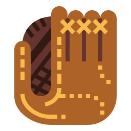 Baseball glove icon