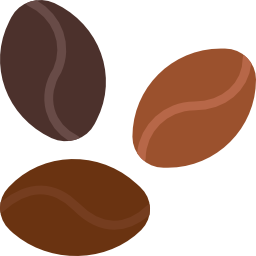 Coffee beans icon