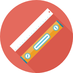 Measuring tape icon