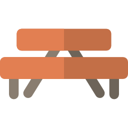 Picnic table icon