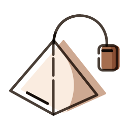 bolsa de té icono