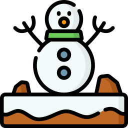 monigote de nieve icono