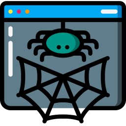 donker web icoon