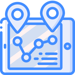 geographisches positionierungs system icon