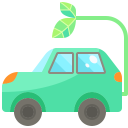 carro ecológico Ícone