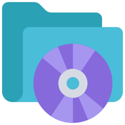 Cd recordings folder icon