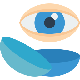 Contact lens icon