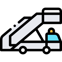 camion delle scale icona
