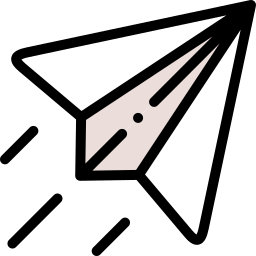 Paper plane icon