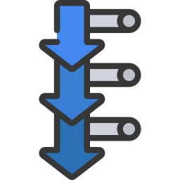 gráfico de flecha icono