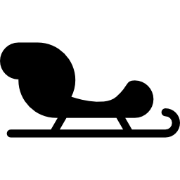 Christmas sled icon