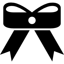 Christmas ribbon icon