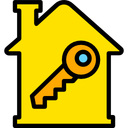 llave de casa icono