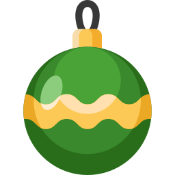 Christmas ornament icon