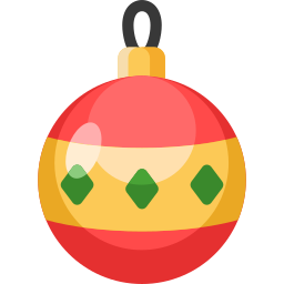 Christmas ornament icon