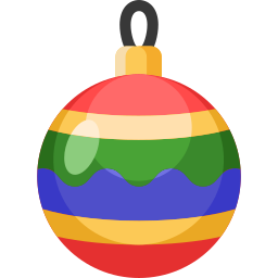 Christmas ornament icon