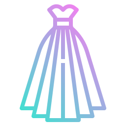 Long dress icon