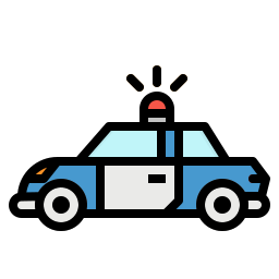 coche de policía icono