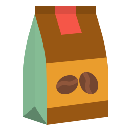 Coffee bag icon