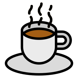 Hot coffee icon