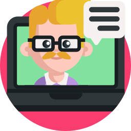 Online learning icon