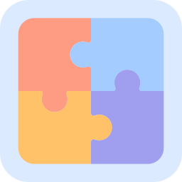 Puzzle pieces icon