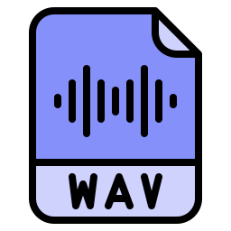 formato wav icono