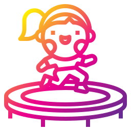 trampolino icona