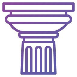 Doric pillar icon